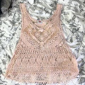 Lace tank